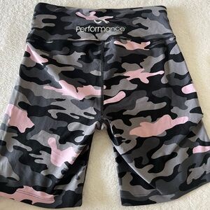 Calvin Klein Camo Leggings - Pink and Black
